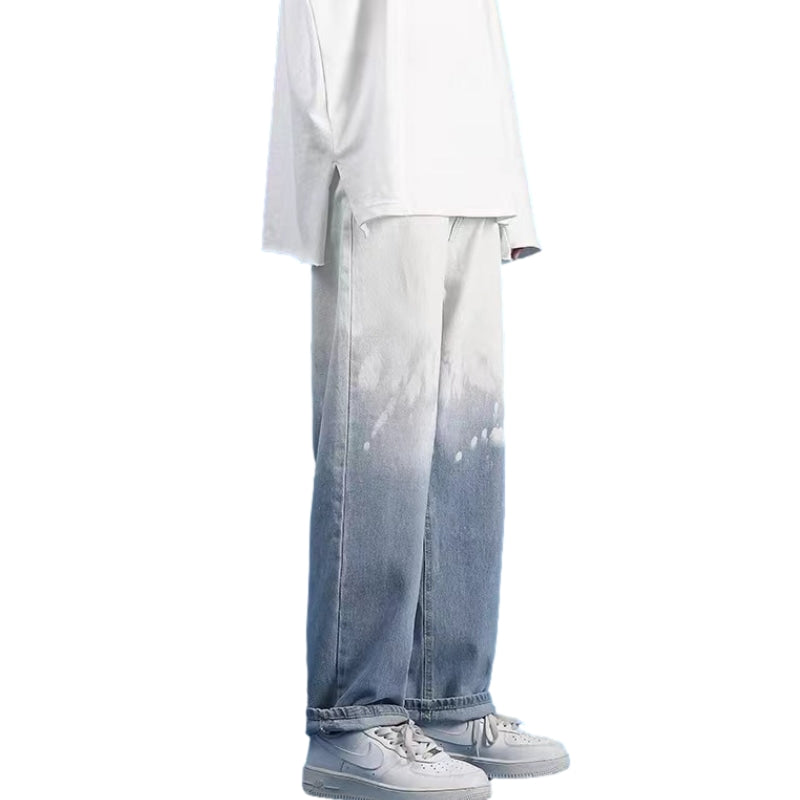 Vintage Street Fading Straight Leg Jeans