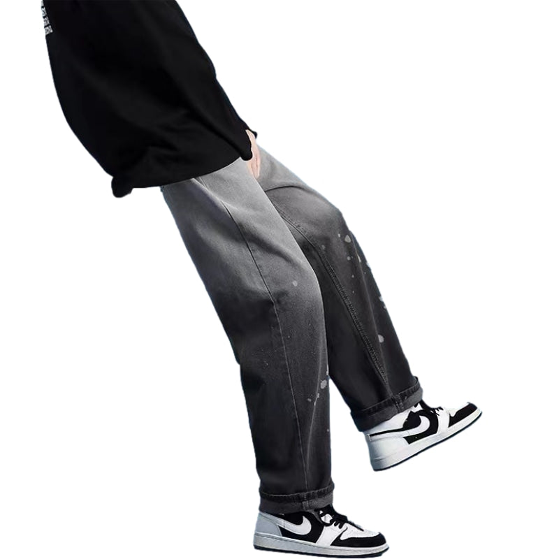 Vintage Street Fading Straight Leg Jeans