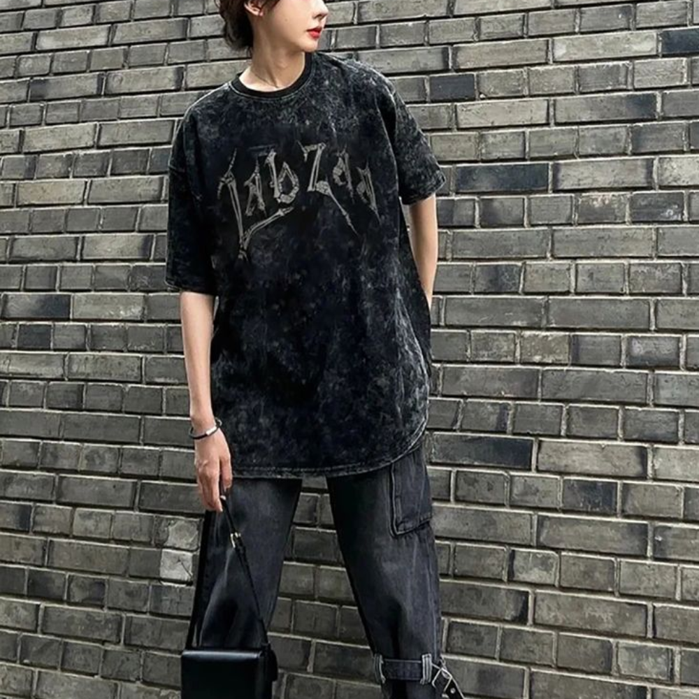 High Street Bold Skull Graphic Washed T-Shirt