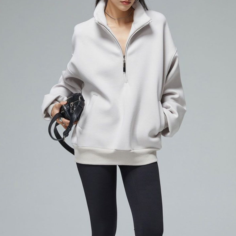 Women's Sports Solid Color Sweatshirt