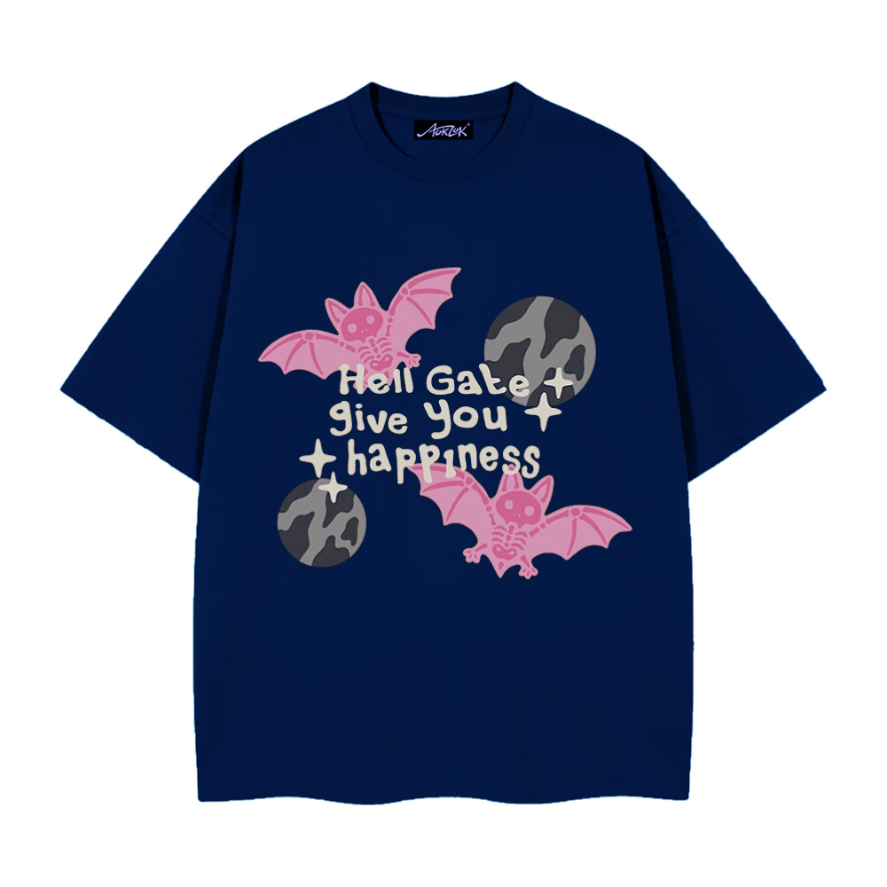 American Skeleton Flying Bat T-shirt