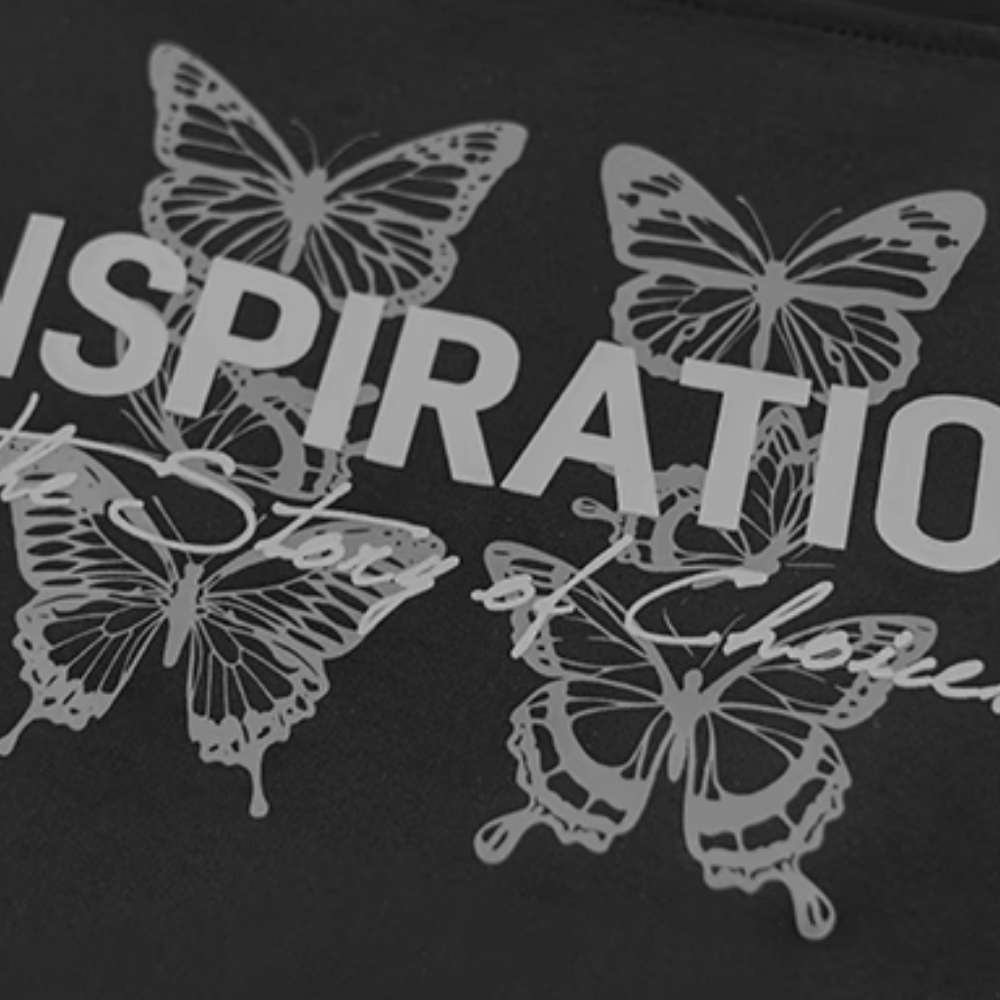 Women's Hot Girl Butterfly Print Long Sleeve