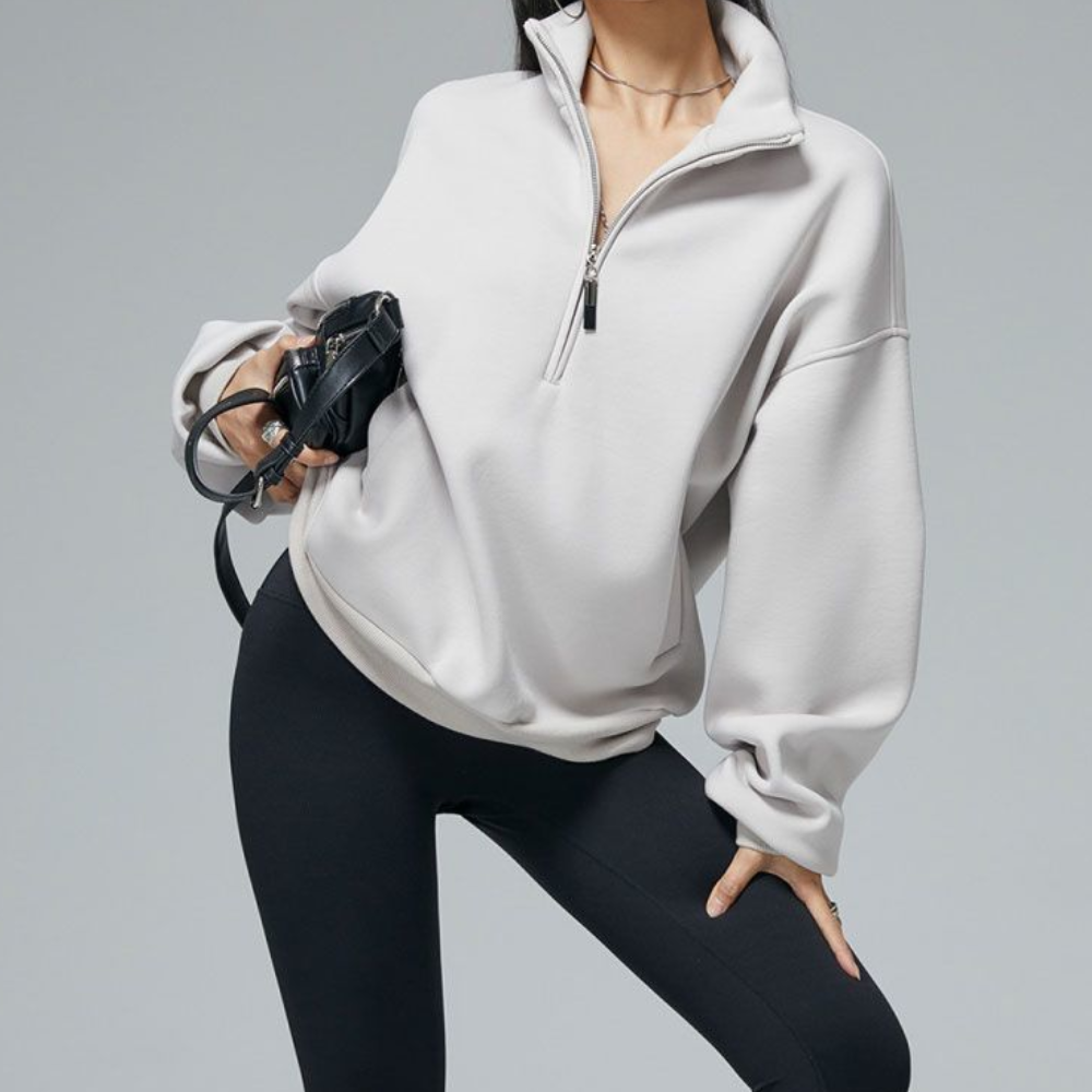 Women's Sports Solid Color Sweatshirt