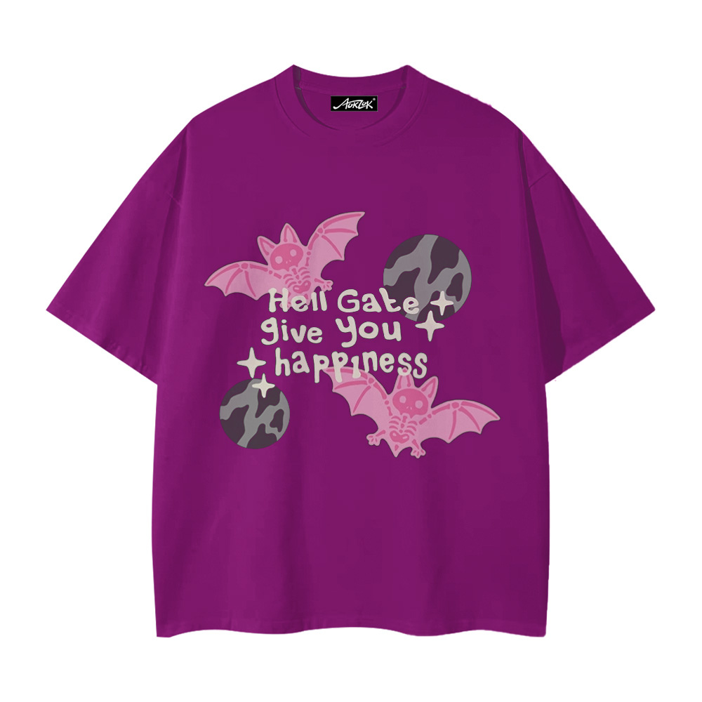 American Skeleton Flying Bat T-shirt