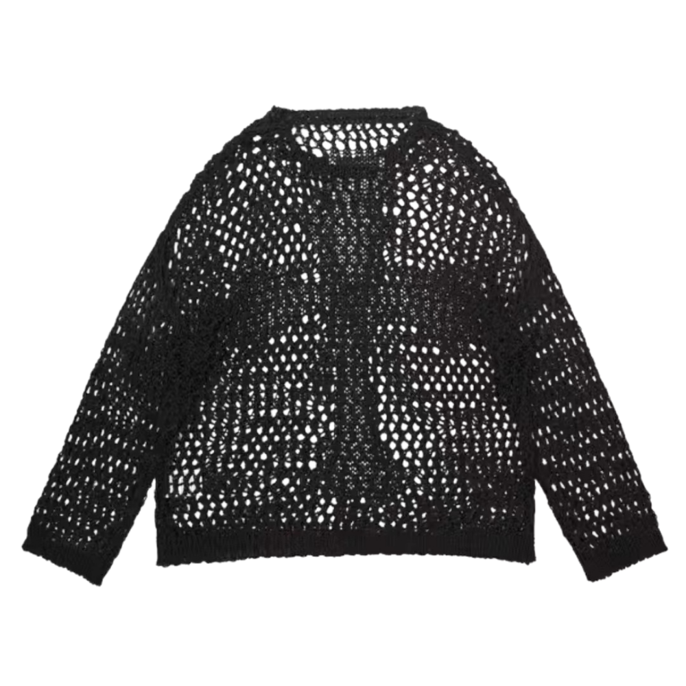Women's Cross Hollow Sweater