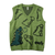 Dinosaur Sketch Pattern knit Vest