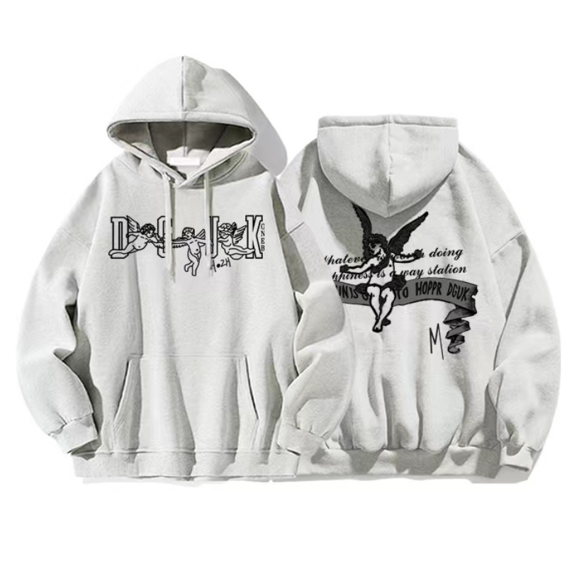 Urban High Street Letter Graphic Hoodies