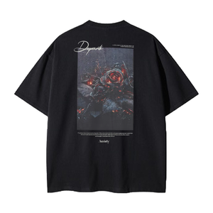 Pure Cotton 260G Flame Rose T-shirt