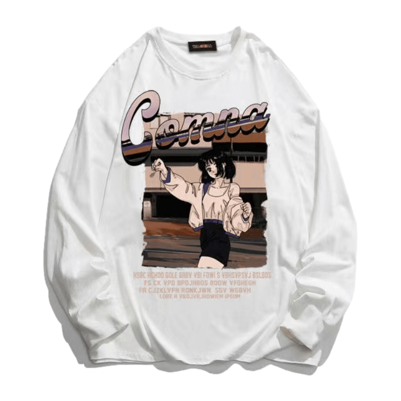 Urban ‘Japanese Girl’ Long Sleeve Shirt