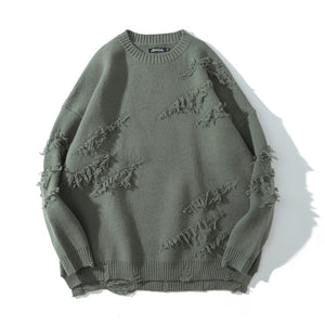 High Street Plain Torn Sweater