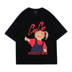 HK Catoon Girl T-shirt