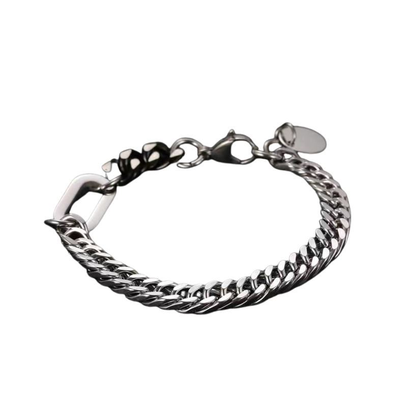 High Street Titanium Retro Hip Hop Bracelet