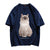 Ragdoll Cat Graphic Cotton T-shirt