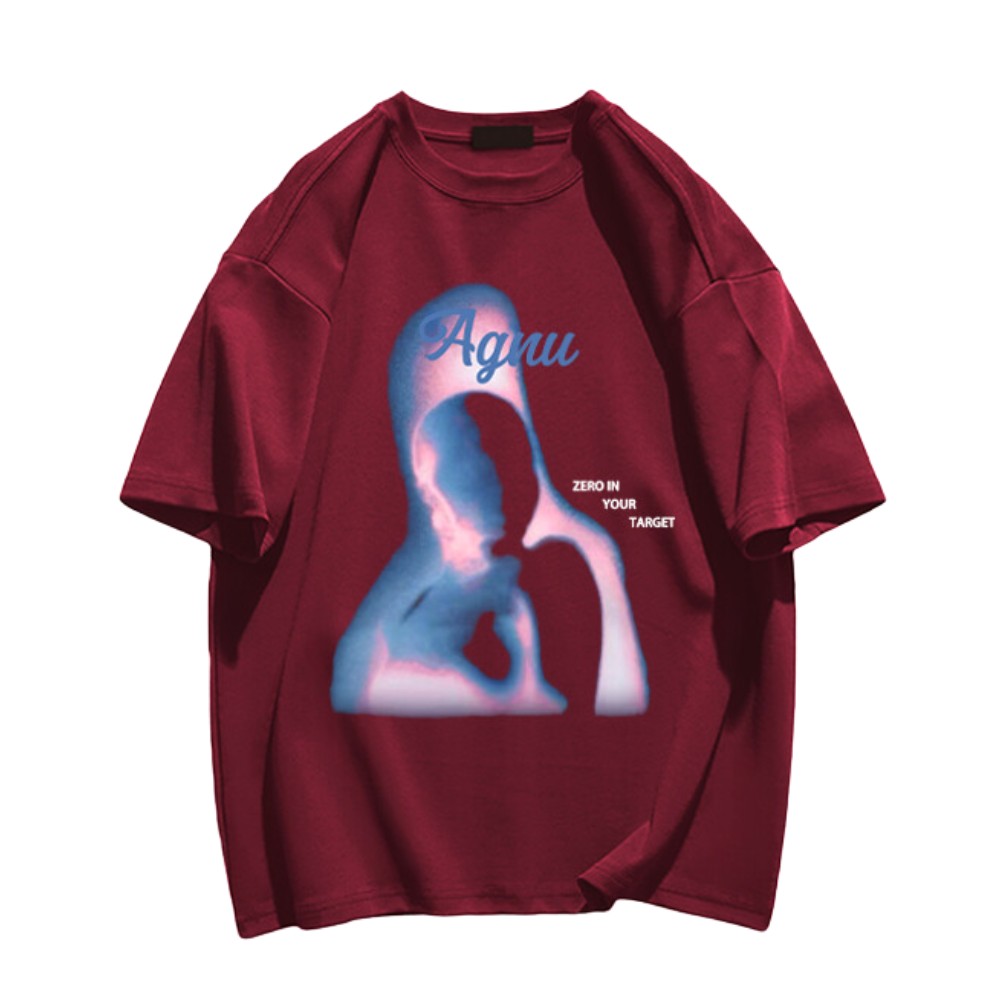 City Punk Abstract Silhouette Graphic T-Shirt