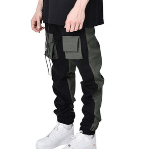 Patchwork Pockets Cargo Pants