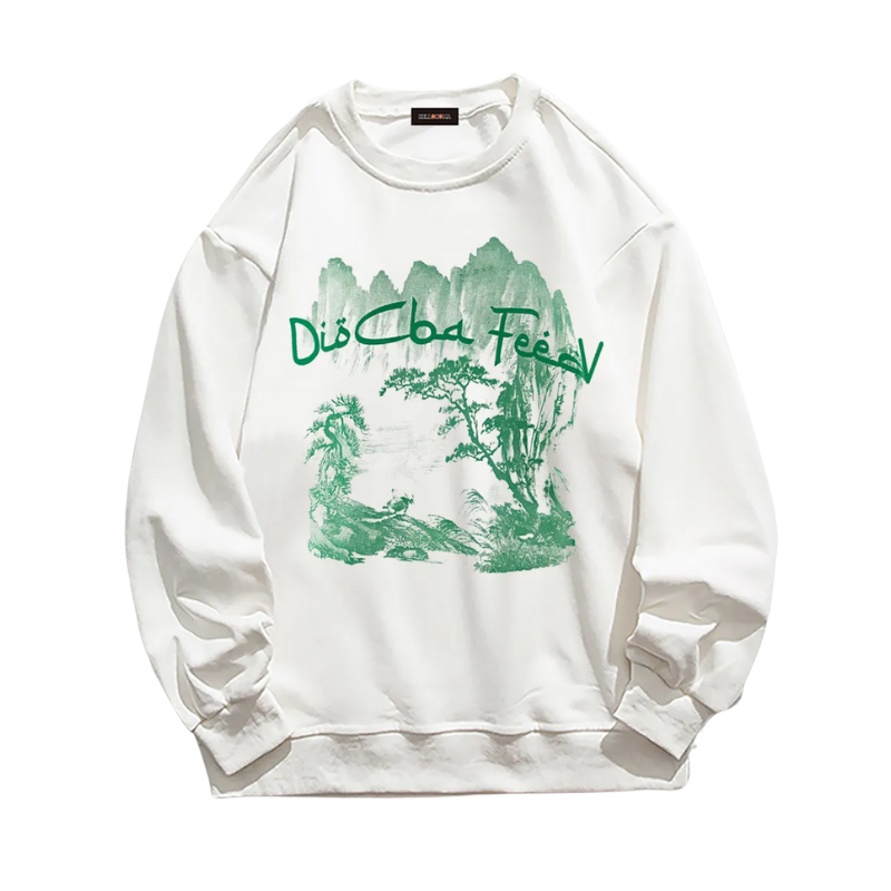 Chinese Landscape Painting Sweatshirt