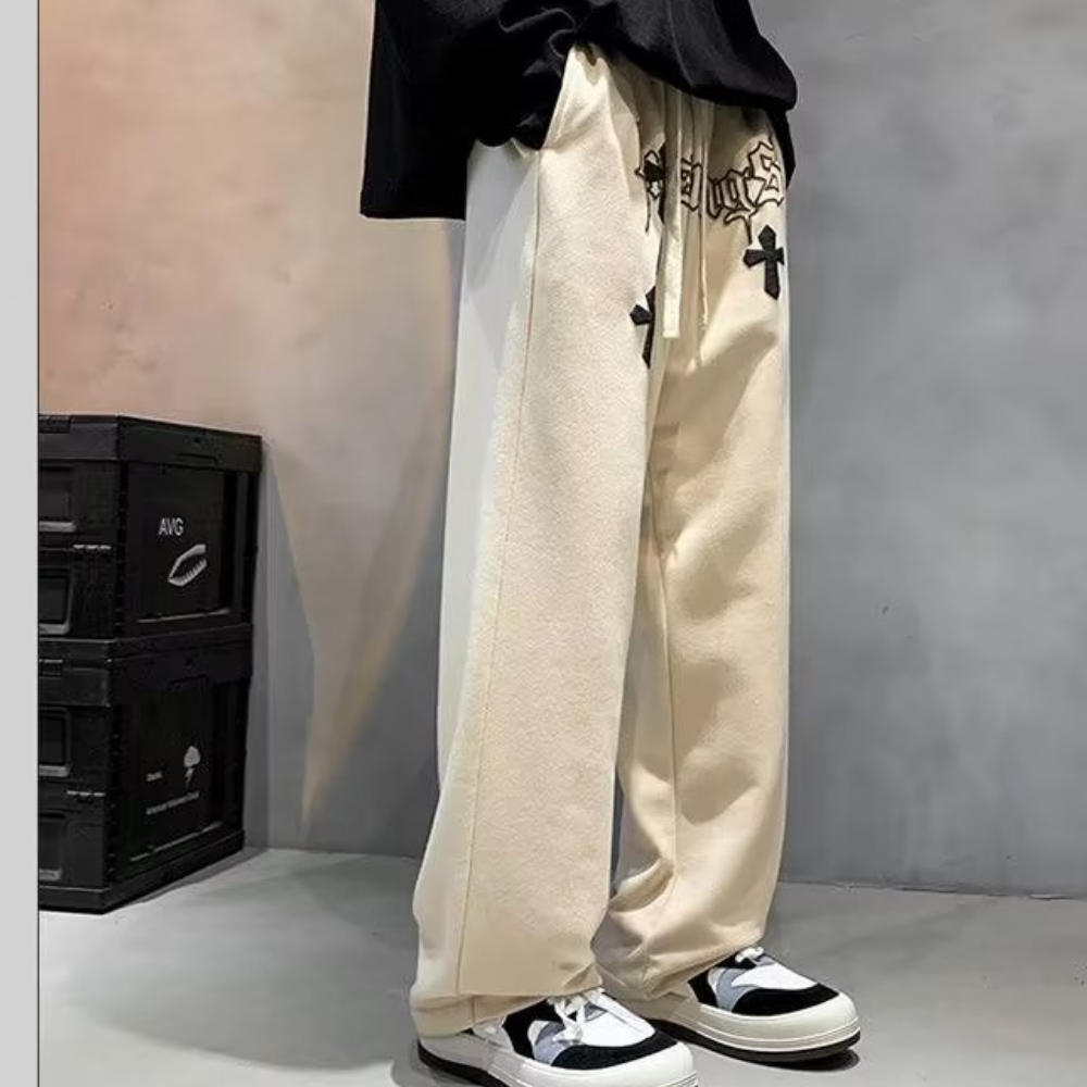 Hip Hop Cross Trendy Alphabet Sweatpants
