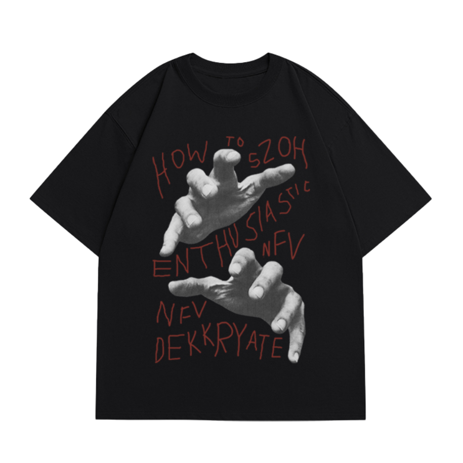 Vintage Street Letter Graphic T-shirt
