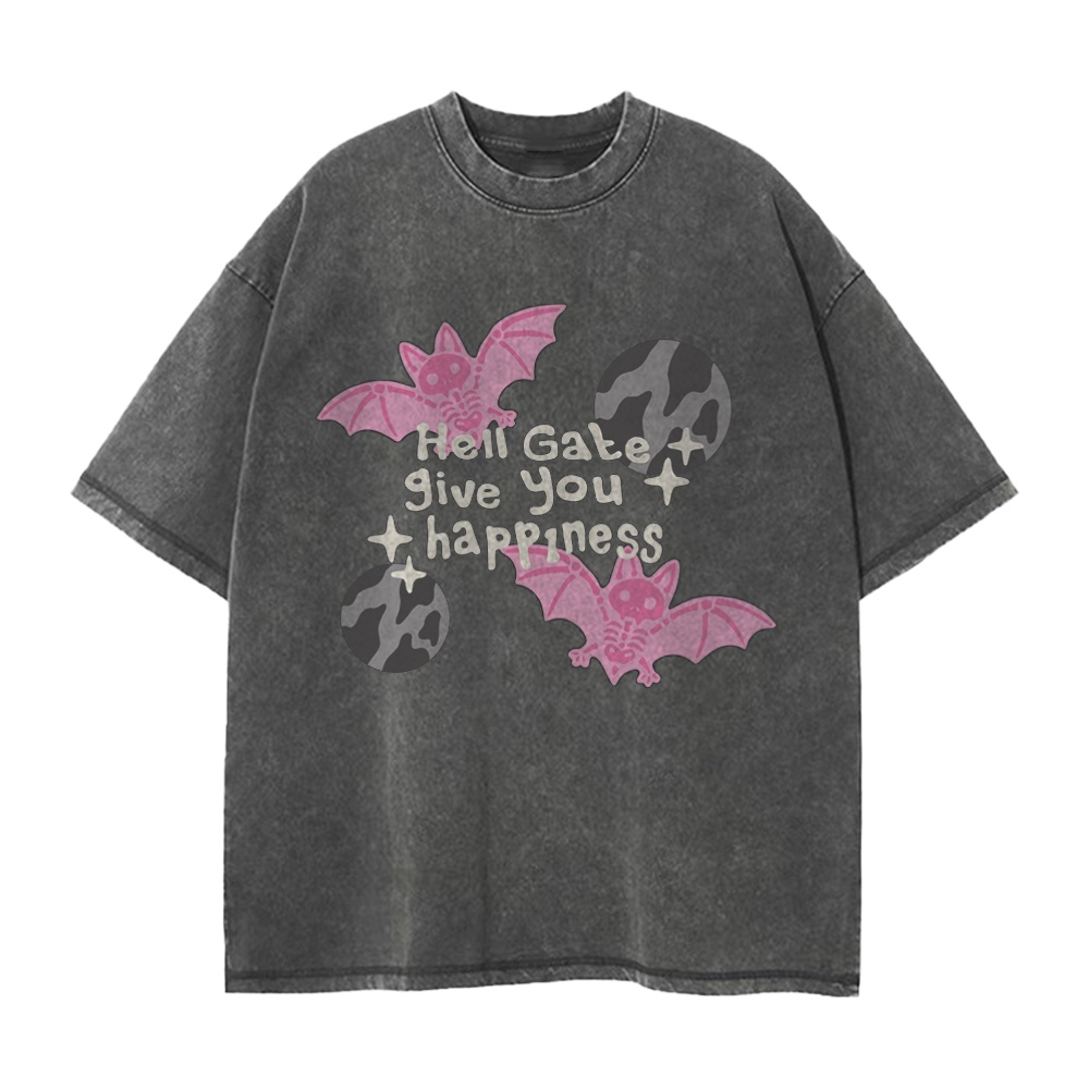 American Skeleton Flying Bat T-shirt