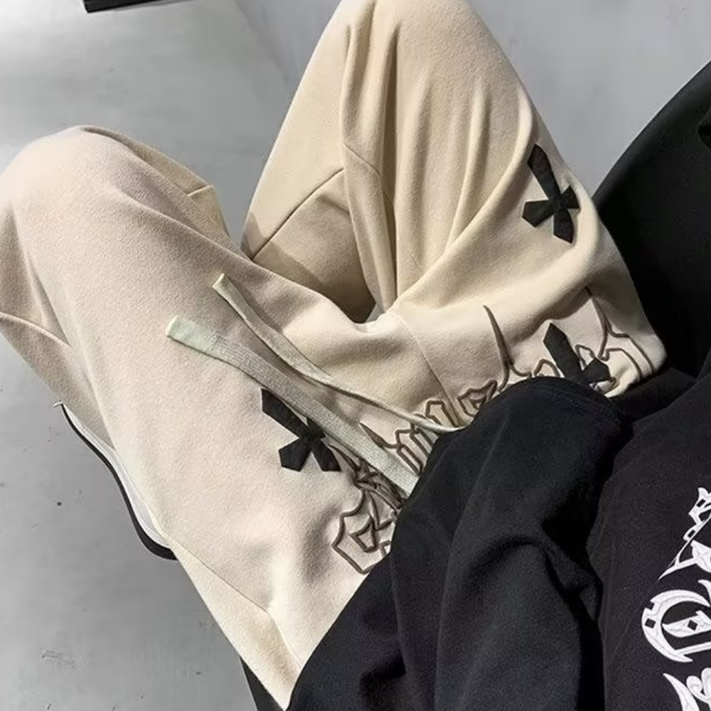 Hip Hop Cross Trendy Alphabet Sweatpants