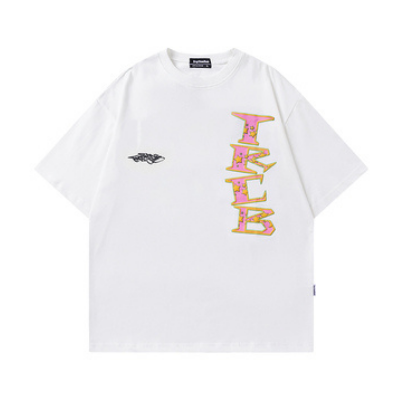 Vintage Monogram Print T-shirt