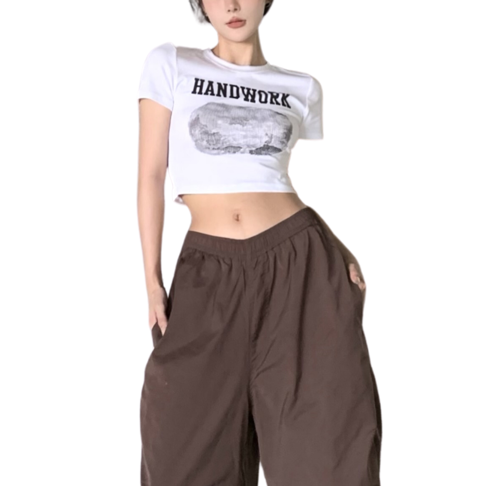 Women's Spice Girls Alphabet Cropped Tee