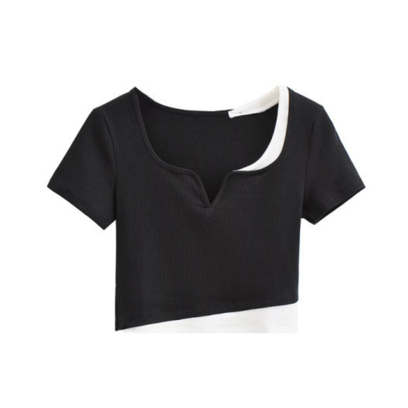 Women's Street Hottie Fake Two Piece T-shirts