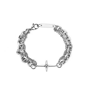 Cross Star-studded Bracelet