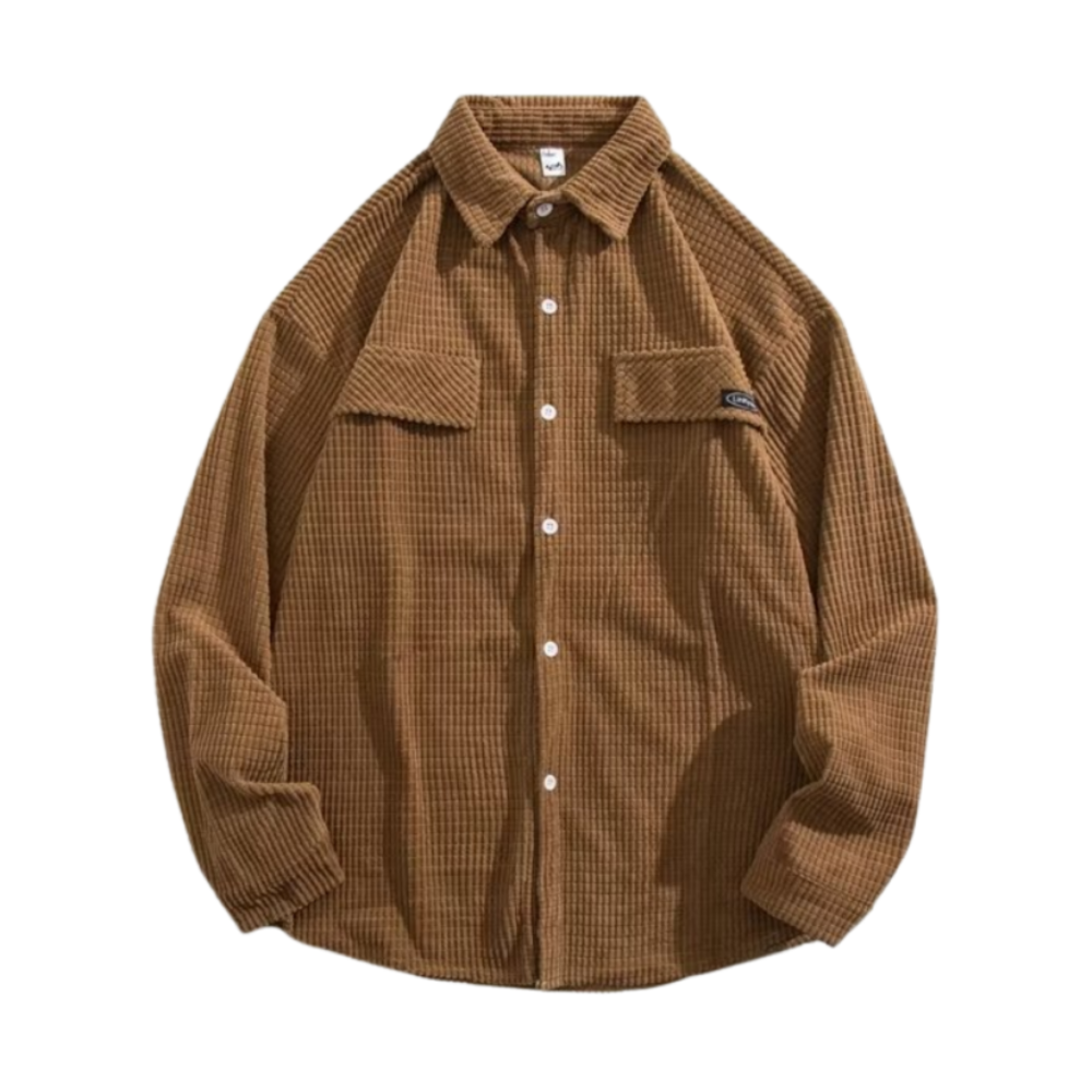 Vintage Solid Corduroy Shirt