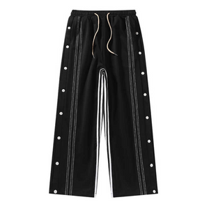 Urban High Street Stripe Buttons Pants