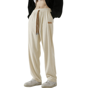 Solid Color Slim Sweatpants