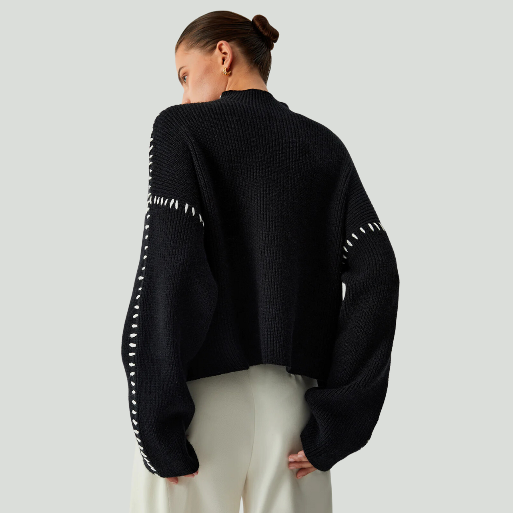 Women's Urban Patchwork Sweater