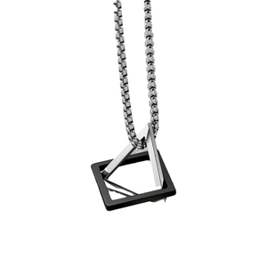 Contracted Triangle Geometry Necklace