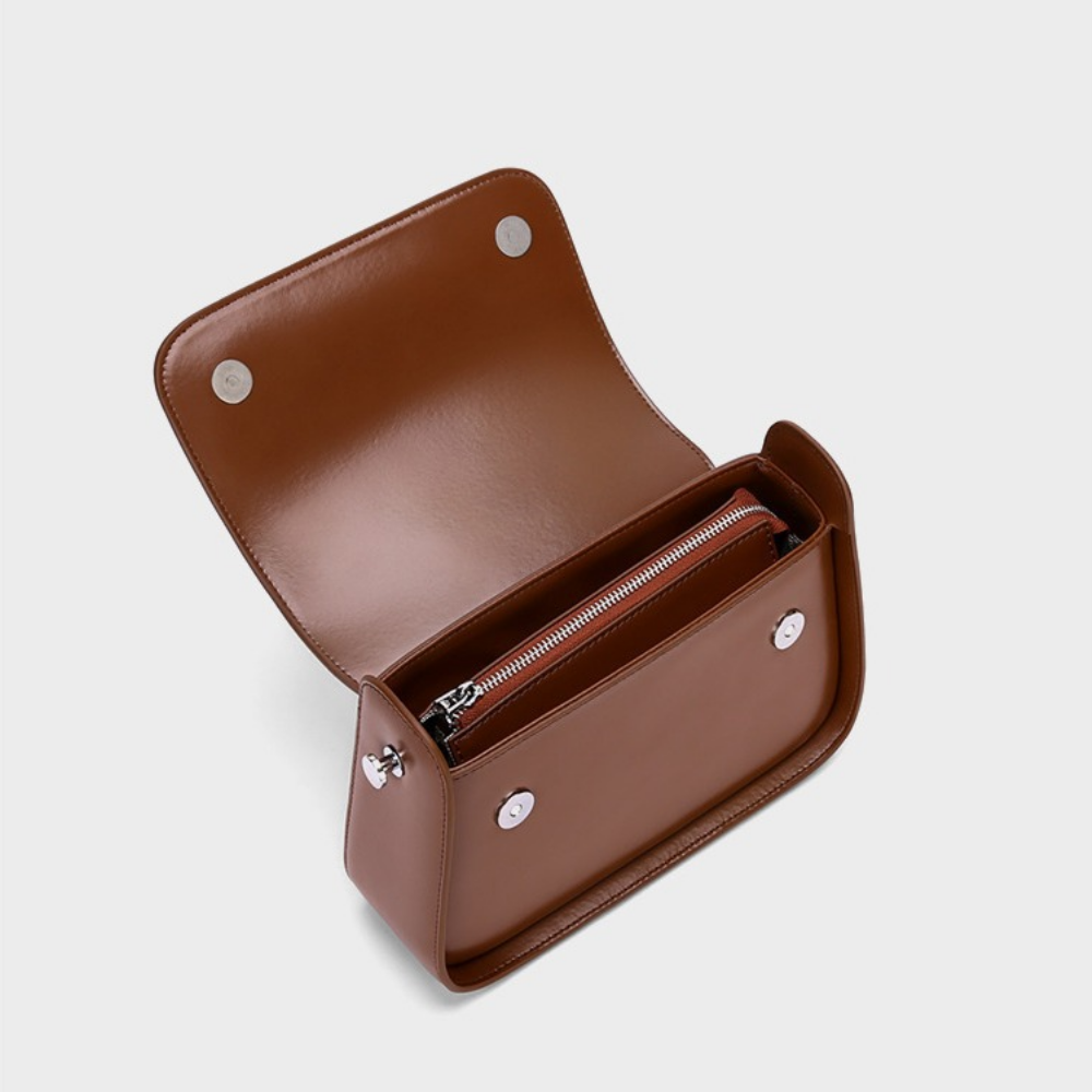 Women's Solid Color Crossbody Bag