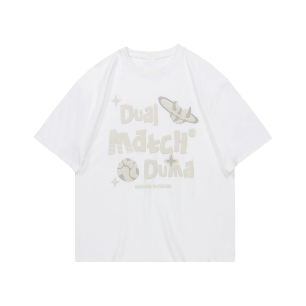 white and black t shirt mens