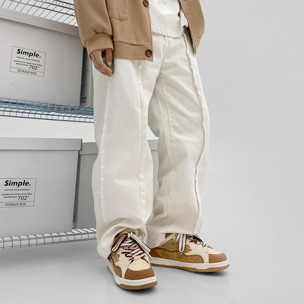 Vintage Corduroy Stitching Casual Shoes