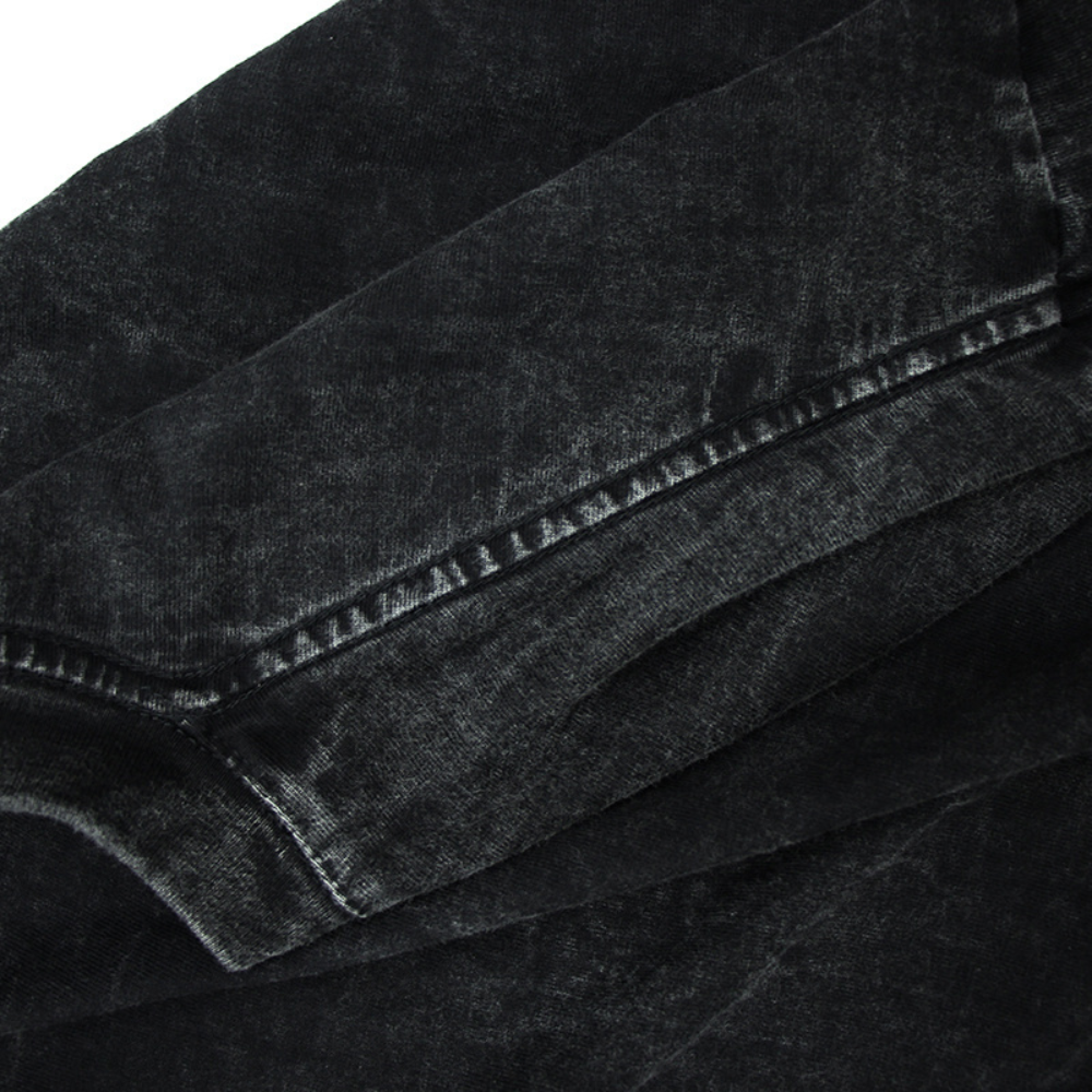 American Eagle Black Acid Washed Sweatshirt