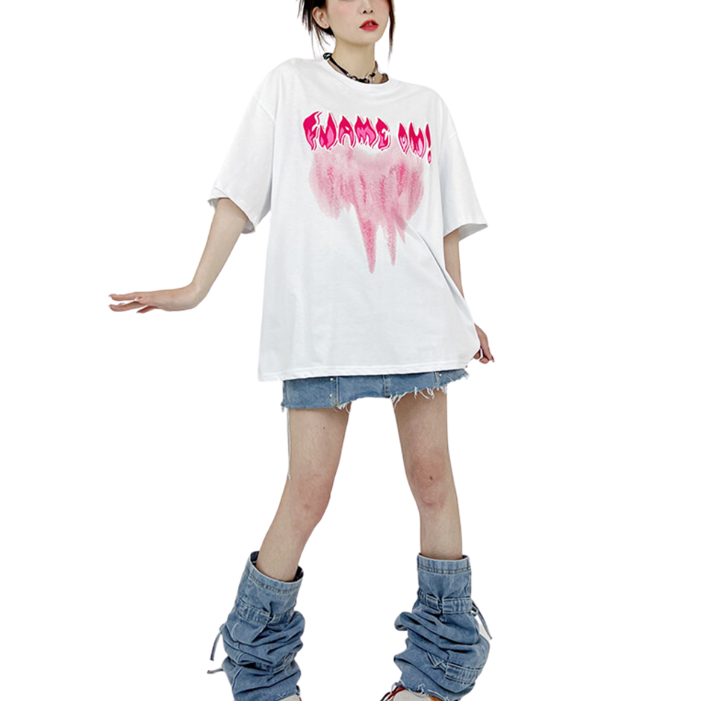 High Street Flame Alphabet T-Shirt