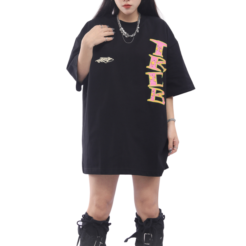 Vintage Monogram Print T-shirt