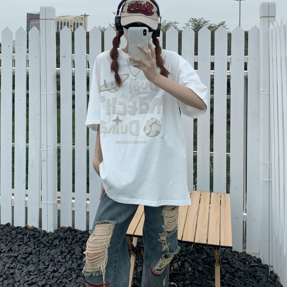 white and black t shirt mens