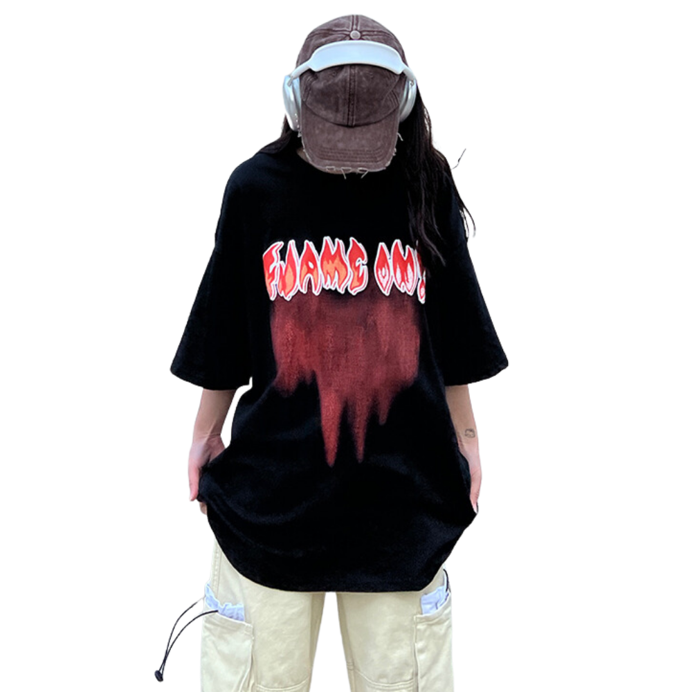 High Street Flame Alphabet T-Shirt
