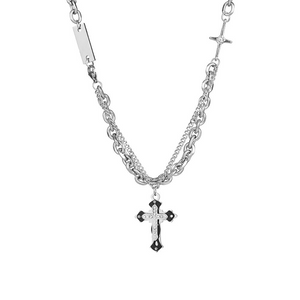 High Street Cross Necklace