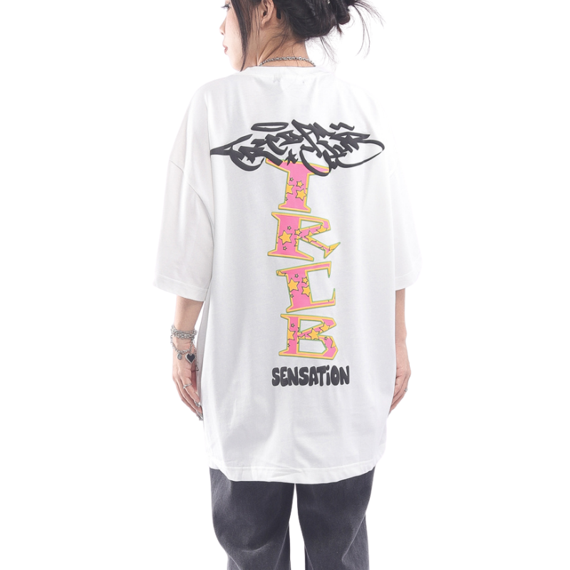 Vintage Monogram Print T-shirt