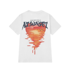 Romantic Sunset Print T-shirt