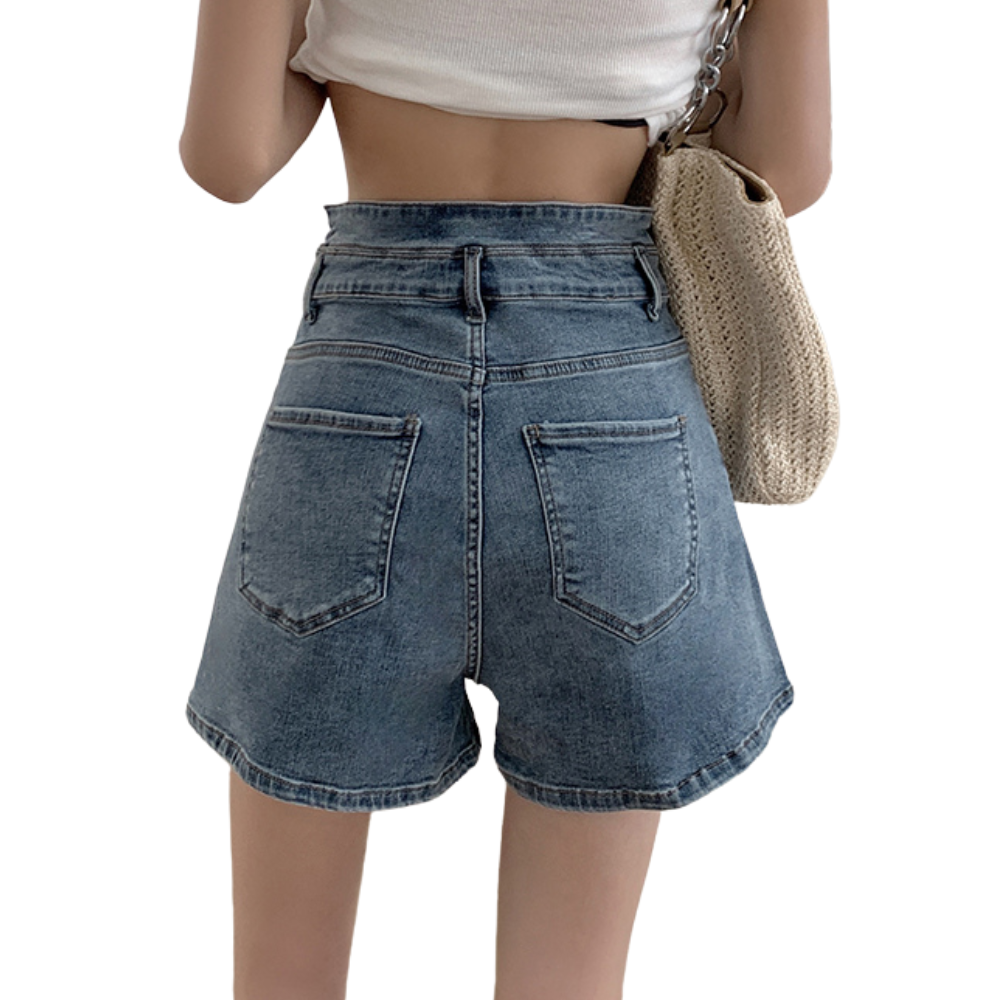 Women's Solid Color Slim Fit Jeans