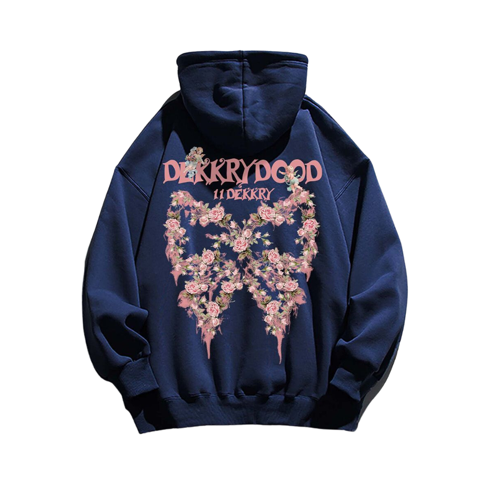 High Street Letter Pink Bow Hoodies