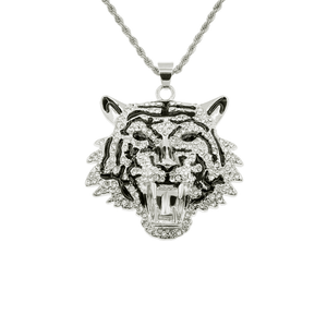 Tiger Pendant Necklace