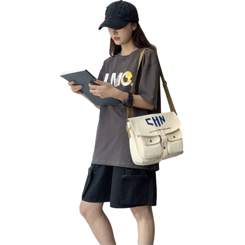 Vintage Multi-pocket Backpack