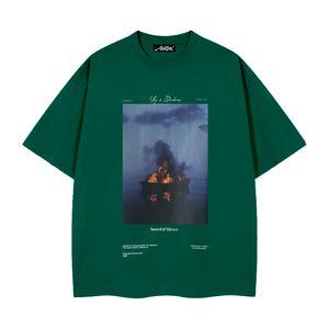 Pure Cotton 260G Flame Boat  T-shirt