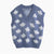 Cloud Pattern Knitted Vest